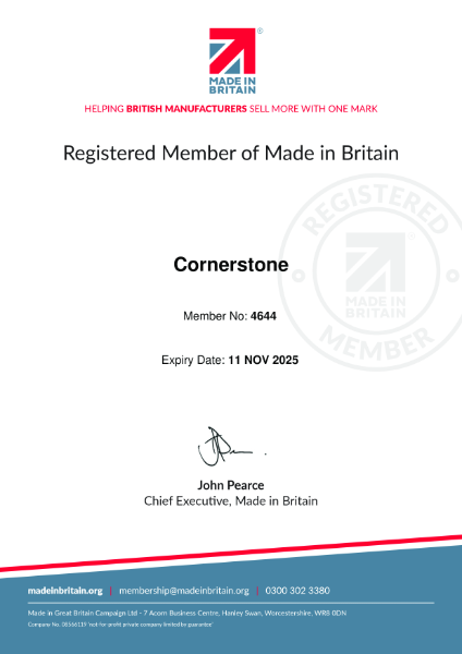 Registered Member of Made in Britain