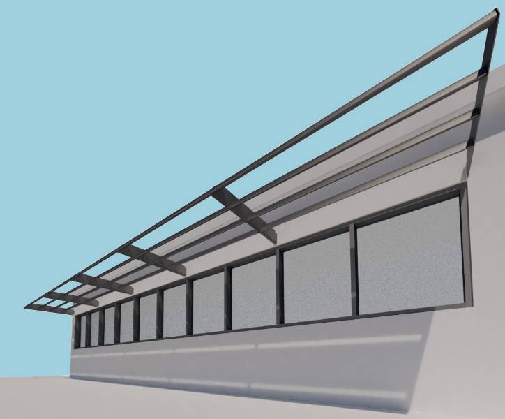 Aluminium Brise Soleil - Solar Shading: Shadex 260 Horizontal Stack - Brise Soleil