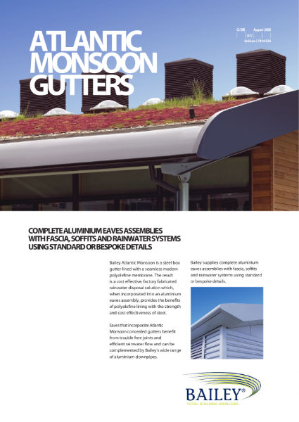 Bailey Monsoon Concealed Gutters