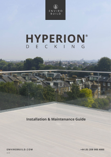 Hyperion Decking Installation and Maintenance Guide