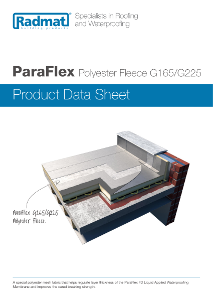 ParaFlex G165/225 Polyester Fleece Reinforcement