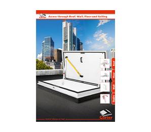Gorter - Standard RHT roof hatch Flyer