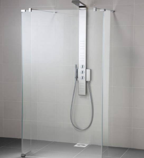 Synergy 700 mm Dual Access Wet Room Panel With Return Ideal