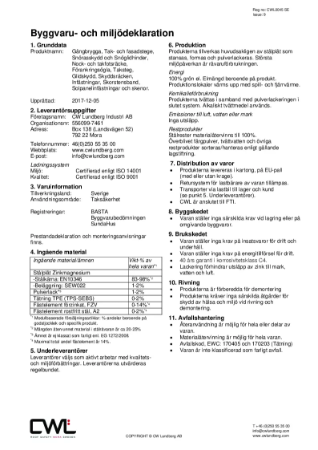 CWL0045SE - Deklarationer