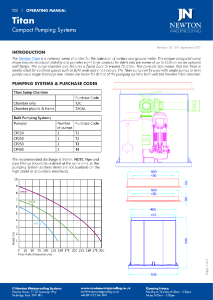 Newton Titan Operating Manual