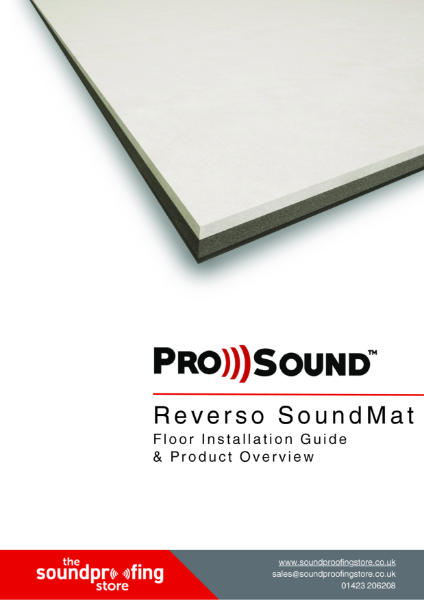 Reverso SoundMat Brochure