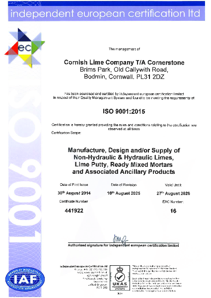 ISO9001:2015 Certificate
