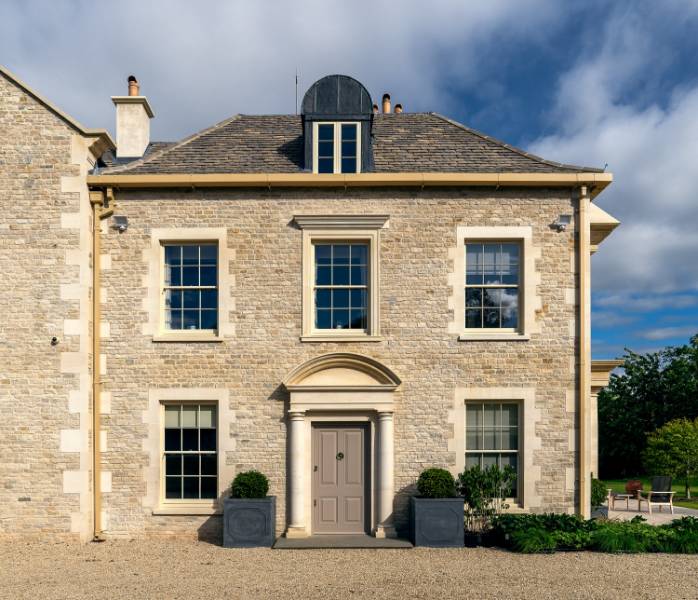 Park Lane Bath Stone Cropped Walling - Limestone Blocks