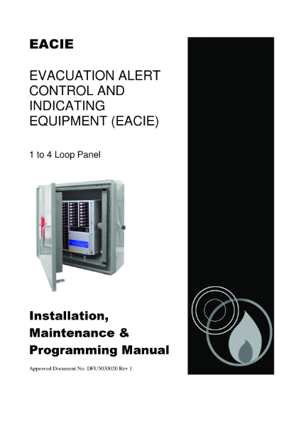 EACIE Install and Program Manual