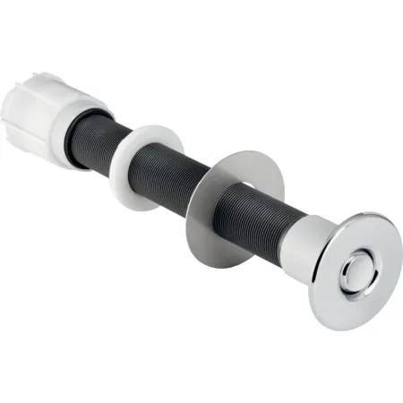Geberit pneumatic WC flush control, single flush, with locked nuts, for institutions