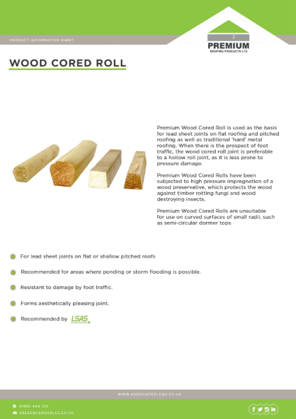 Wood Cored Roll Datasheet