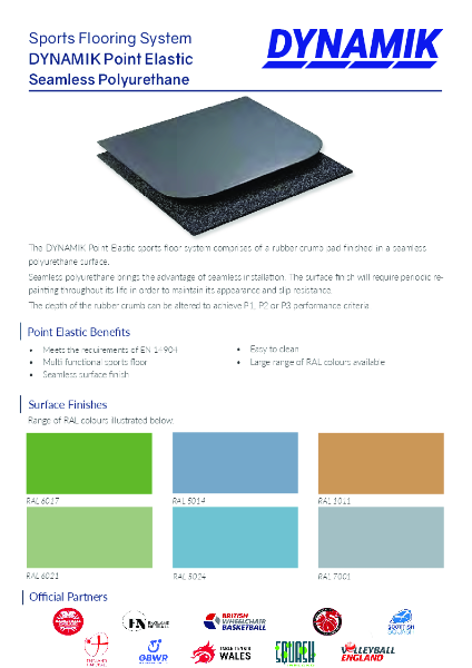 Point Elastic Sports Floor