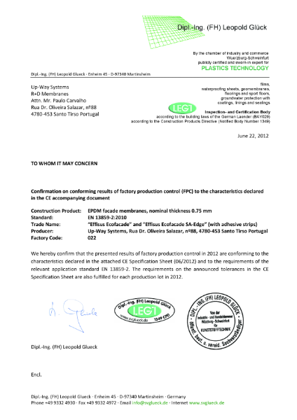Effisus Ecofacade System LEGL