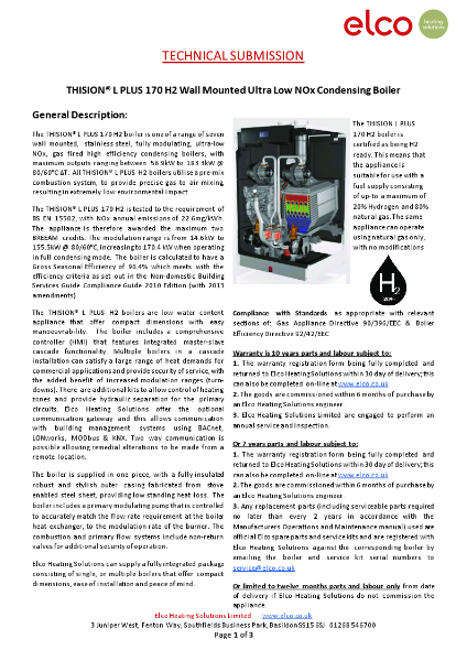 Technical Submission - THISION L PLUS 170 H2