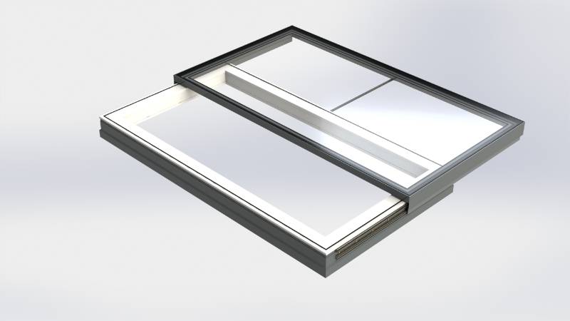 Skyway Sliding Flat Glass Rooflight