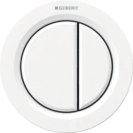 Geberit Type 01 remote flush actuation, pneumatic, round, for dual flush, furniture actuator