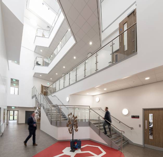 Rockfon ceilings shine throughout £20m Didsbury High School
