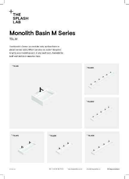 TSL.M_Monolith_Basin_M_Series_Datasheet_EMEA | The Splash Lab Limited ...