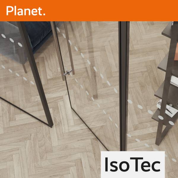 IsoTec Pivoting Acoustic Glass Door