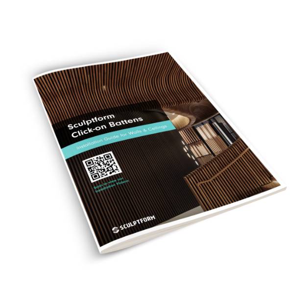 Sculptform Click-on Battens Installation Manual