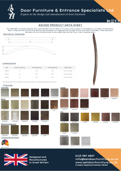 ASH230 Product Data Sheet