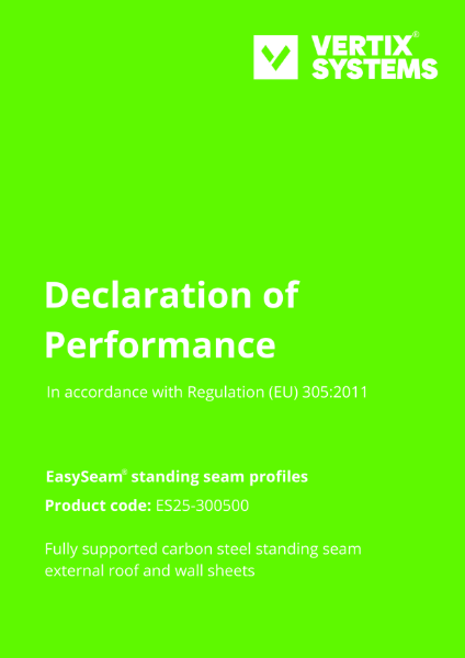 Vertix Systems EasySeam Profiles Declaration of Performance.pdf