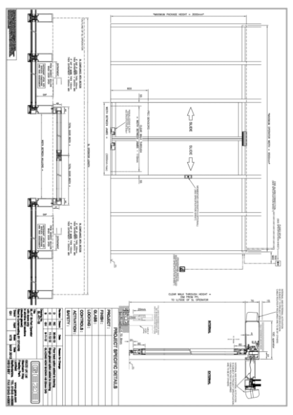 GEZE Slimdrive SL NT bi parting doors (ISO doors)