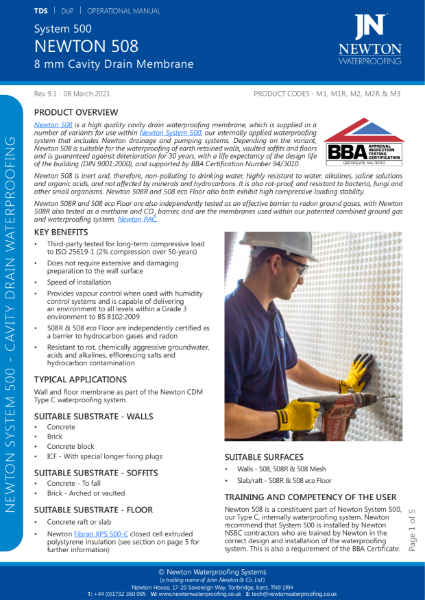 Newton CDM 508 Mesh Membrane