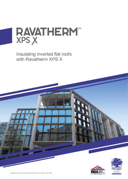 Insulating inverted flat roofs with Ravatherm XPS X