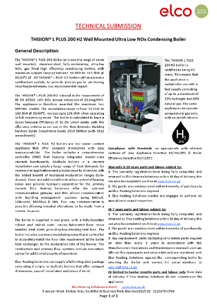 Technical Submission - THISION L PLUS 200 H2