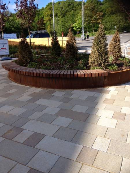 ASF Bespoke Corten Planter / Seat