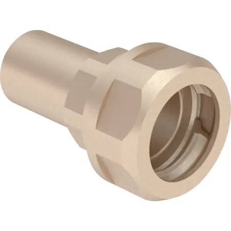 Geberit Mapress Adaptor Union With Clamping Ring For Corrugated Pipes, NPW, Plain End