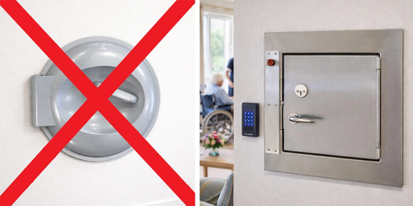 Brandklassad sopnedkastlucka – säkerhet som standard