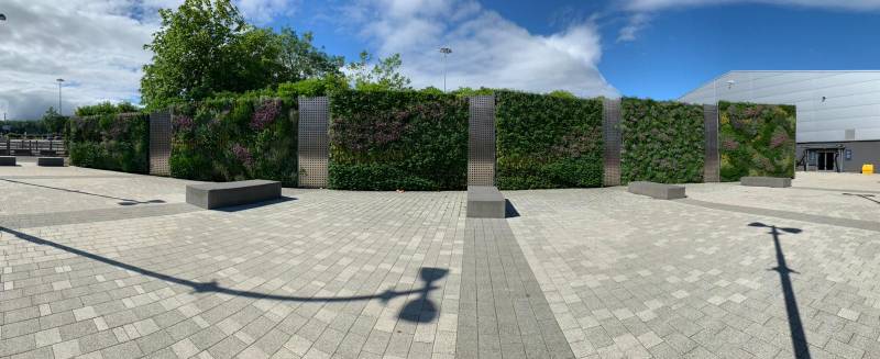 ANS Living Wall Steel Frame Build-Up - Modular Living Green Wall System