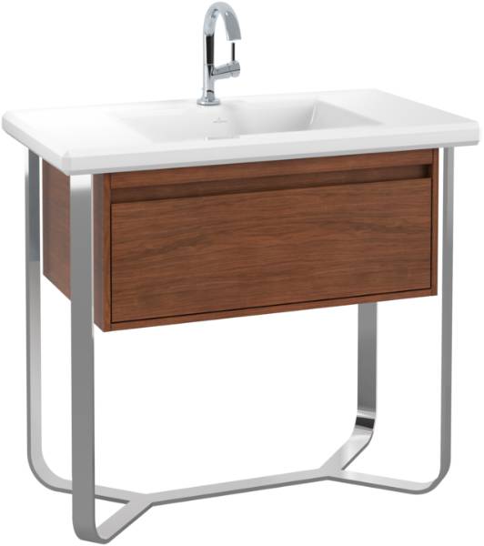Antheus Vanity Unit With Frame Made Of High-gloss Steel B06510