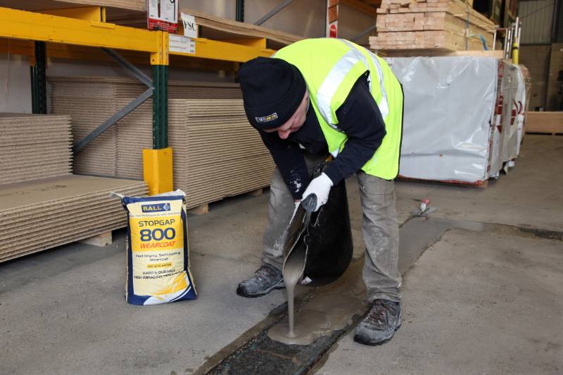 Travis Perkins, Long Eaton - Stopgap 800 Wearcoat provides a strong grounding at Travis Perkins