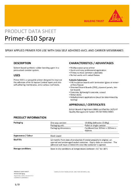 Primer 610 Spray