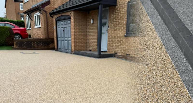 Resin Bound Gravel Driveway Transformation | Riviera & Steel Blue PermaBound Surface