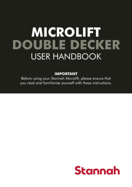 Stannah Microlift Double Decker user handbook