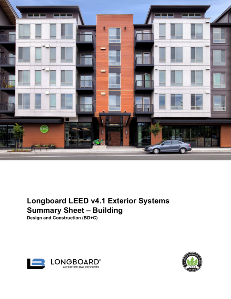 Longboard LEED v4.1 - Exterior Systems