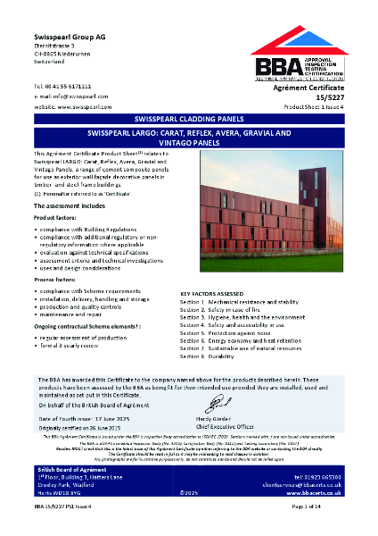 BBA Carat Reflex Avera Gravial Vintago