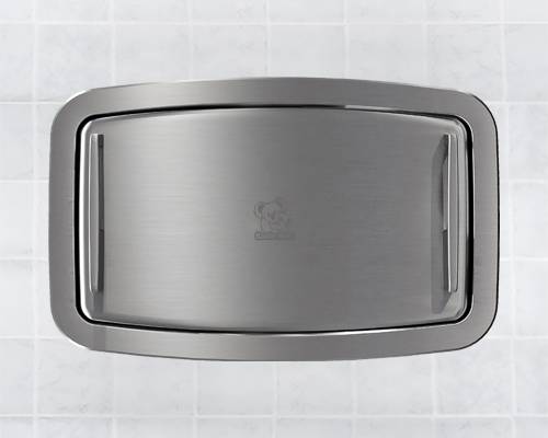Horizontal Recessed-Mounted Baby Changing Station KB310-SSRE