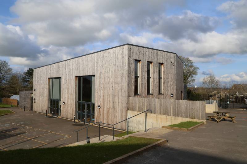 Welsh Larch Timber Cladding Case Study - NORclad - Steiner Academy