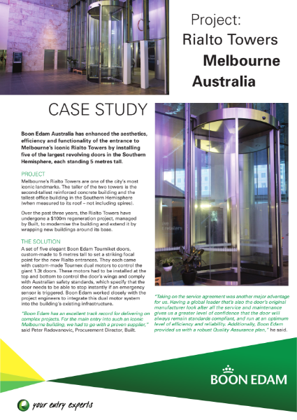 Case Study - Rialto Towers