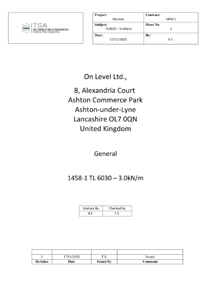 TSA - Shoe Analysis TL-6030