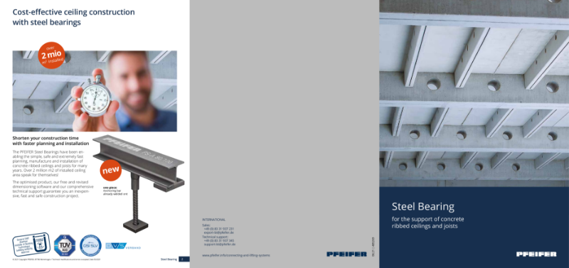 Pfeifer Slab Support PS-A Product Catalogue
