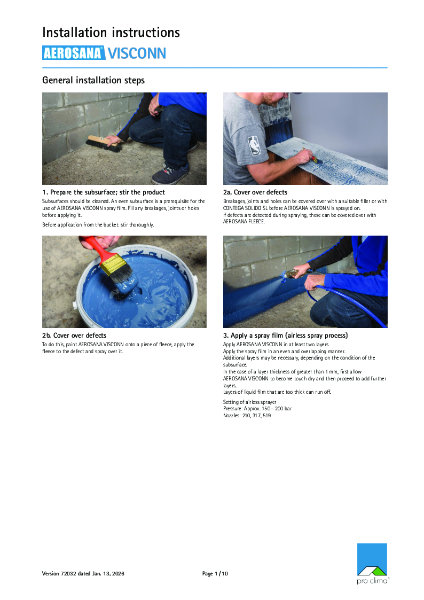Aerosana Visconn Installation Guide