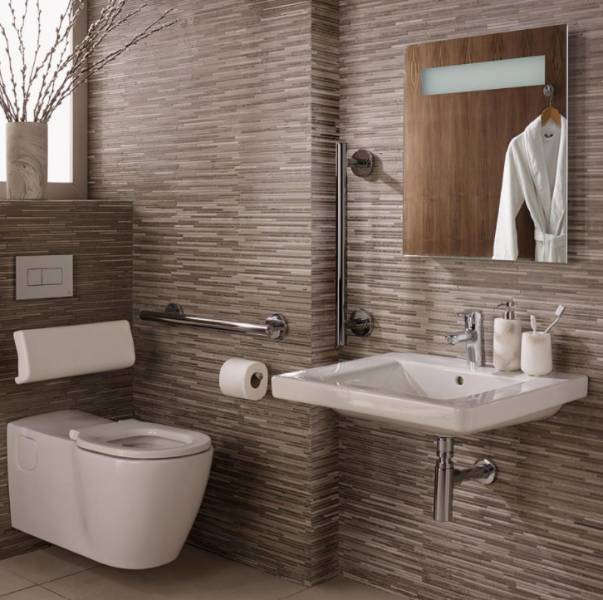 Concept Freedom Ensuite Bathroom Pack with 60 cm Basin & Extended Wall Hung WC