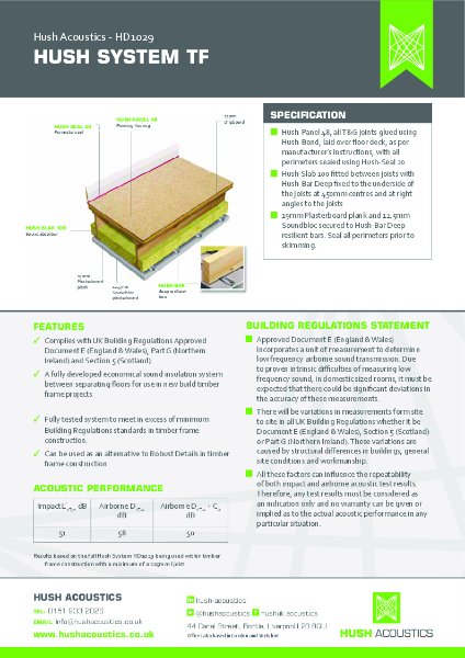 Hush System HD1029 TF