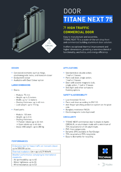 Titane Next Data Sheet
